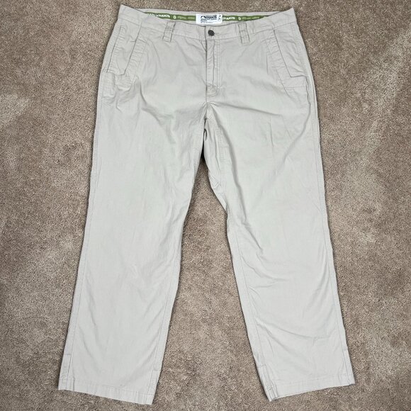 Mountain Khakis Pants Mens 38x30 Brown Khaki Relaxed Fit Hiking Outdoor Fishing